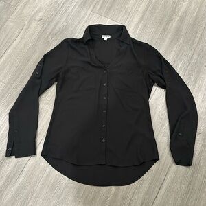 Express black  button down shirt
